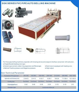 automatic pvc pipe belling machine/pipe expanding machine/pipe expanding tool