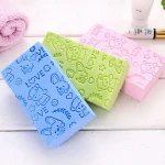 Baby Kid Bath Sponge Lace Printed Brushes Exfoliating Massage Cleaning Shower Scrub Wash Tool Massage Cleaning Spa Bath Ball