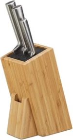 Bamboo Kitchen Knife Block Rest Rack Stand Knives Holder Storage