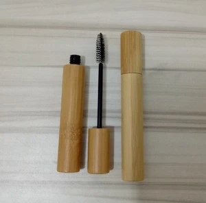 Bamboo makeup empty container mascara cosmetic tubes packaging