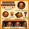 Basketball Party Supplies 142Pcs Basketball Sports Theme Birthday Party Supplies  for Basketball Birthday Decorations