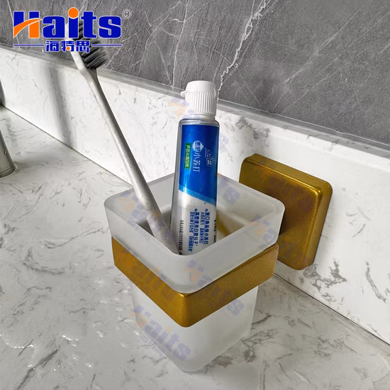 Bathroom Accessories Square Wall-Mounted Fixture Toothbrush Holder