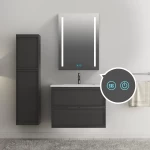 Bathroom Medicine Cabinet with Lights, LED Mirror Medicine Cabinet, Defogger, Dimmer, Memory Function, 20" X 28" Lighted Medicine Cabinet, Surface Mount, A3-17