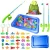 Import Bathtub Bath Games Bath Toys Set Magnet Pole Rod Fish Net Water Table Magnetic Floating Toy Kids Pool Fishing Set Toy from China