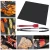 BBQ Grill Liner Mat 33*40cm Black OutDoor Nonstick Bakeware Oven Mats Cooking Tool