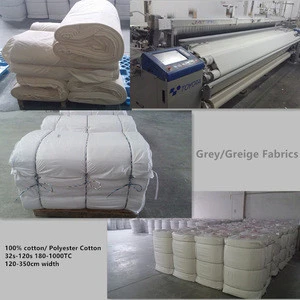 bedding use 100% cotton / poly cotton/ polyester grey fabric