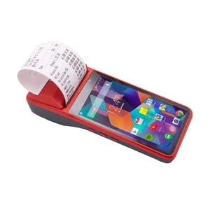 Beeprt  Handheld Android Mobile POS Machine  with built in Printer for  Restaurant Cash Registers