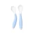 Import Bend baby silicone twist spoon training fork spoon auxiliary food tableware mother and baby supplies from China
