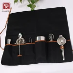 Best leather waxed canvas roll up bartender tool bags