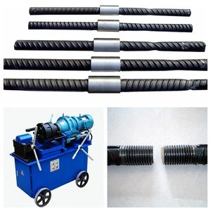 Best quality rebar straight thread screw rolling machine with paypal accept