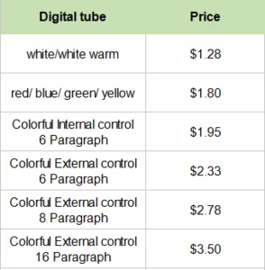 best seller video led light high quality led digital tube colored pyrex RGB LED DMX desire led tube lighting