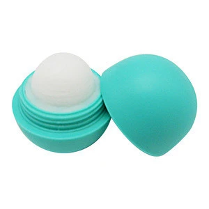 Best selling custom natural moisture egg shape fragrance lip balm