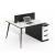 Import Big lots low price modern corner height adjust floor sitting l shape office top tall computer desk from China