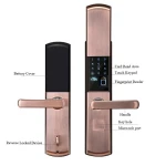 Bilixo Latest Version  2020 smart fingerprint door lock digit card keyless nfc