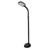 Black modern standing lighting eye protection dimmable color changing LED floor lamp for living room