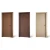 Import Black Walnut Veneer Solid Core Prefinished Commercial Interior Wood Doors from China