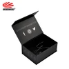 Black Wholesale Custom Logo Premium Luxury Cardboard Paper Gift Wig Hair Extension Magnetic Packaging Box