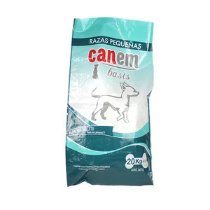 Bopp lamination Mexico 20kg pp woven dog feed package bags