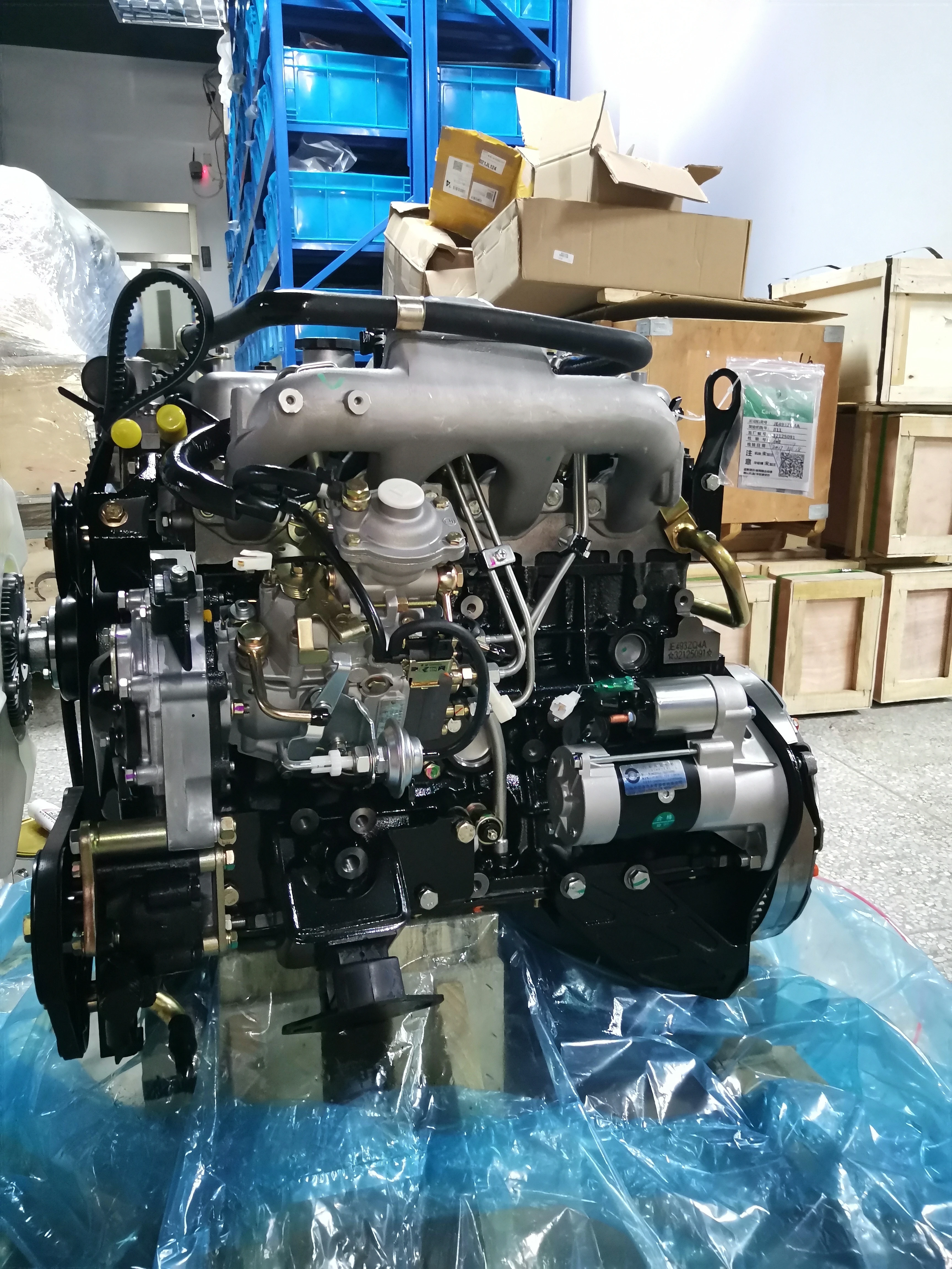 Brand new 68kw 3600rpm 4JB1T diesel engine for auto and construction machinery
