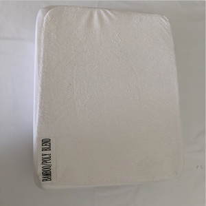 breathable white cotton 130 gsm  terry fitted mattress protector cover