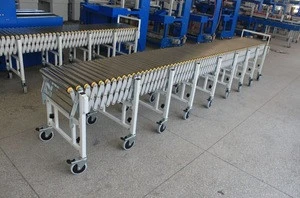 Brother Factory price Stainless steel Motorized Flexible Extendable Roller Conveyor for industry ERC4M/D