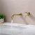 Import Brushed Gold Wall Mounted Basin Faucet Single Handle Sink Faucet Rotation Spout Bathroom Mixer Wash Bidet Tap from China