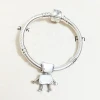 bulk wholesale kids silver 925 sterling bella charm bracelets jewelry for baby