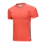 bulks / wholesale custom 100 % polyester cotton two color men elastane sublimation campaign traning t shirts