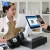 Import caja registradora del supermercado pos system cash register with dual screen from China