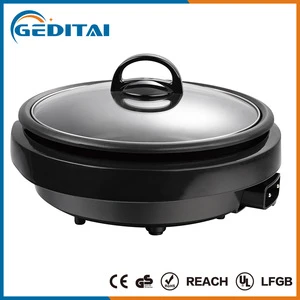 cast iron electric skillet , mini electric frying pan , round electric fry pan