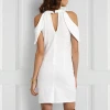 casual women summer high rank cold shoulder fashion apparel party dresses