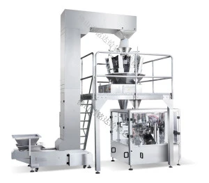 CE Certified Full Automatic Mixed Nuts Rotary Packing Machine With Premade Bag