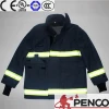 CE EN 469 navy blue fireman firefighter suit for sale safety jacket trousers pants 3m reflector chinese supplying