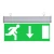 Import CE ROHS factory price aluminum acrylic single double sided LED fire emergency EXIT sign light from China