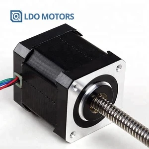 CE ROHS nema17 300mm length leadscrew non-captive linear stepper motor