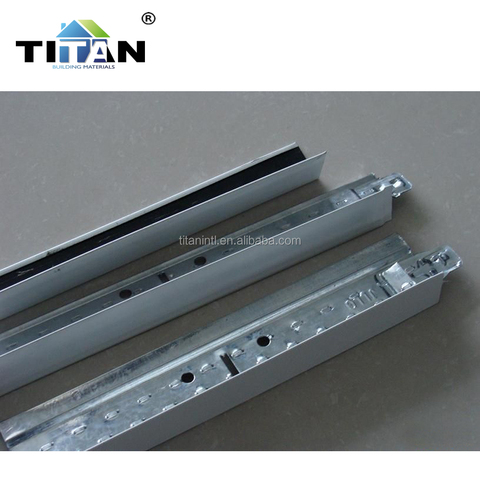 Buy Ceiling Grid Components False Suspended Galvanized Steel Flat ...