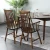 Import Chair Solid Wood Restaurant Wooden Chair Woven Rush Seat Wooden Dining Chair Modern from China