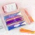 Import Cheap fruit print stationery pouch PVC transparent clear pencil bag with zipper from China