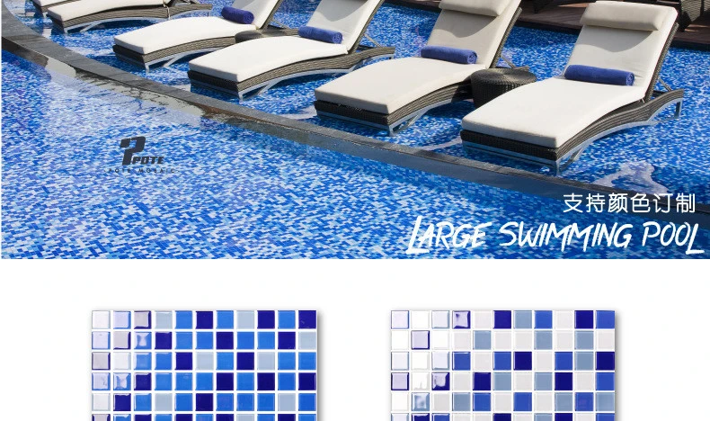 cheap price Blue swimming Pool Mosaic Tiles