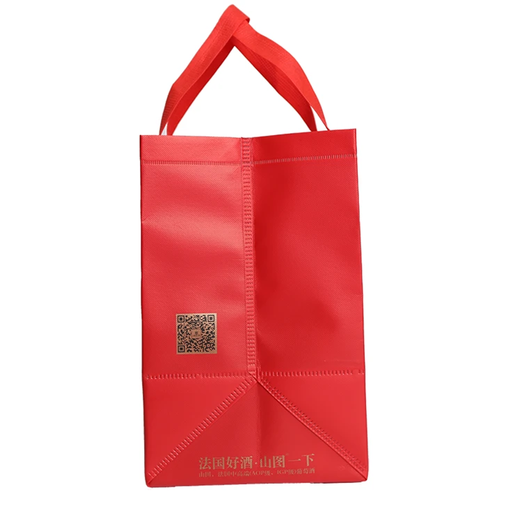 Cheap Recycled Non Woven Fabric Cloth Custom Printing Grocery Tote Shopping Pp Non-Woven Bag