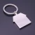 Import Cheap souvenir alloy house shape custom metal keychain with logo printed from China