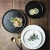 Import Cheap wholesale custom logo daily use item dinner set matte white black porcelain plates for restaurant from China