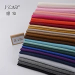 Cheap winter women solid 100 polyester shawl women shawl winter pashmina
