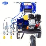 China Factory Airless Cold Spray High Pressure Gun Road Marking Machine