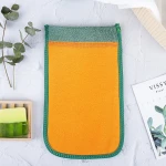 China factory sales body wash tools exfoliating bath glove cheap and high quality exfoliating bath glove exfoliating body scrub