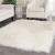 Import China factory white faux fur plush sheepskin rugs from China