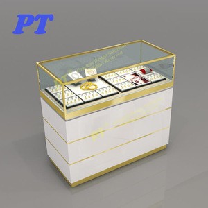 China Luxury Stores Jewelry Shop Design Display Counter Jewellery Showcase