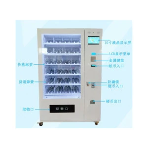 China manufacturer Big size 10inch touch screen 24 channels cheap price snack drink vending machines for sale