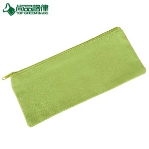 China supplier 600D polyester made Simple Zipper lock student pencil case tickets bag