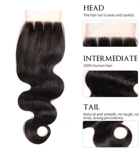 China Vendor Wholesale Free shipping 4x4 Lace Closure Mink Virgin Cuticle Aligned Hair Brazilian Human Hair extension vendor